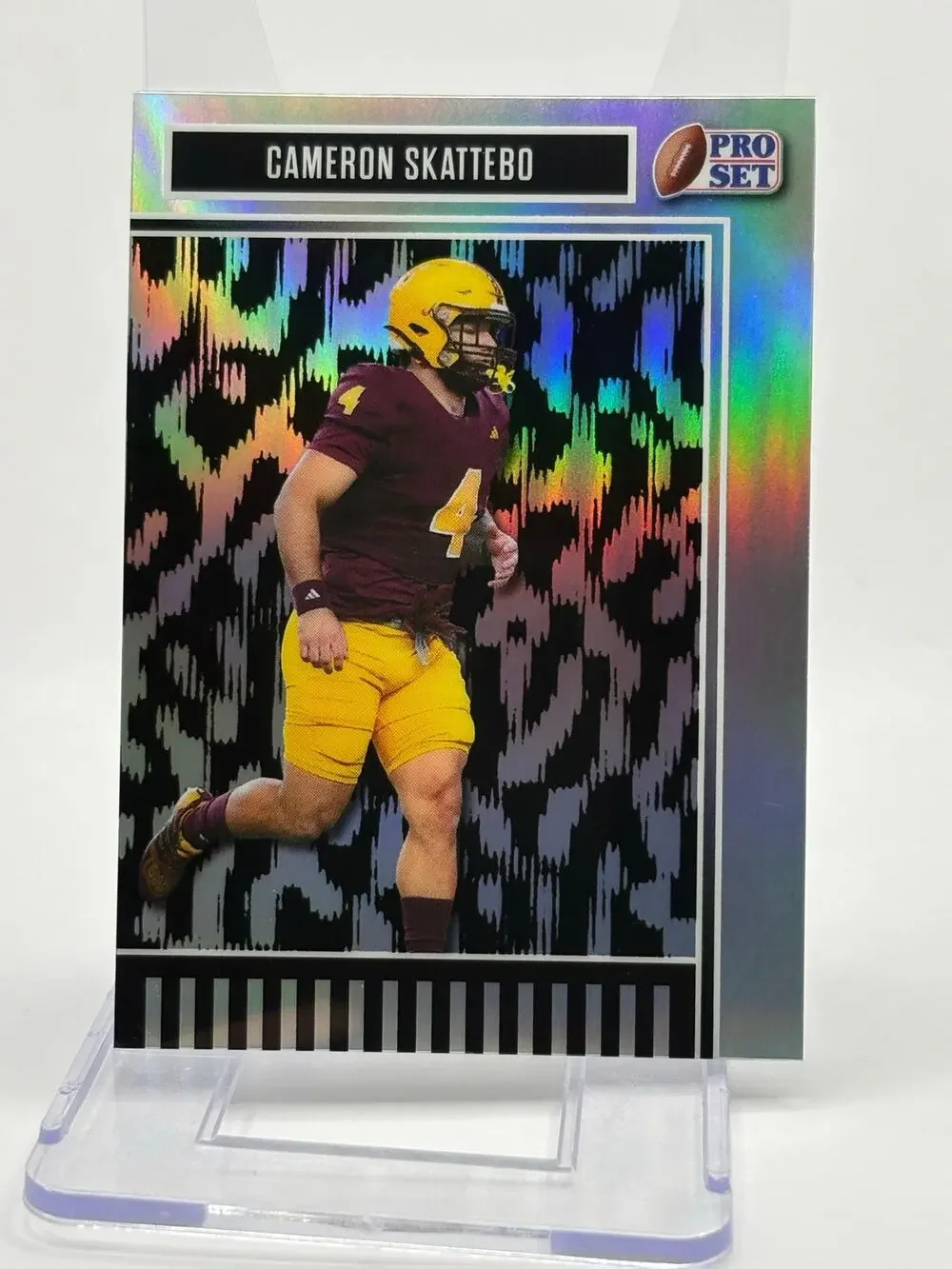 2025 Leaf Metal Cameron Cam Skattebo Prismatic Silver Refractor 20/49 SP Giants